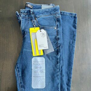 1822 Denim - Highrise slim boot blue jeans - NWT